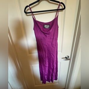 Purple anthropology dress